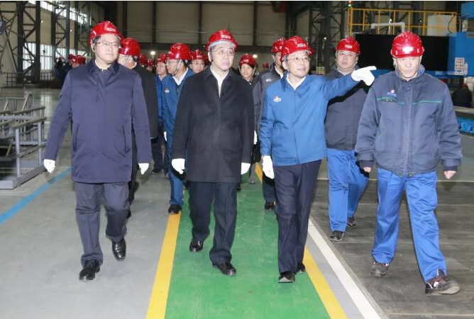 雷凡培、杨金成到渤船集团调研